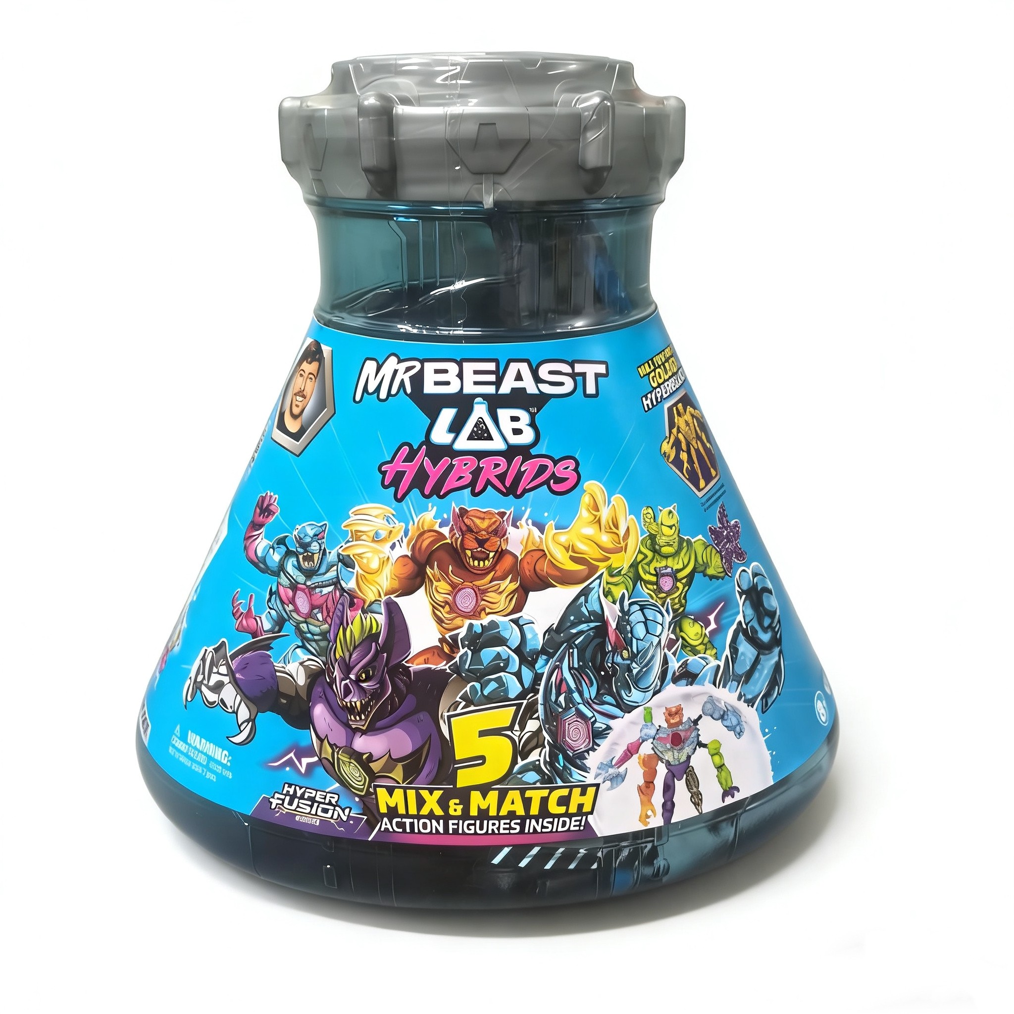 MRBEAST LAB野兽先生实验室混合兽变异怪兽豪华5只装儿童玩具图片