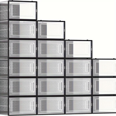 12/ 18pcs Shoe Boxes Shoes Shop For Store Display And跨境