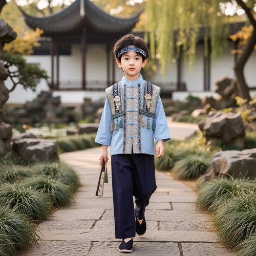 三月三儿童少数民族服饰2026