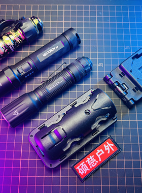 适用于纳丽德P8/TA30C/E51C/TA20战术手电快拔套支持旋转快拆