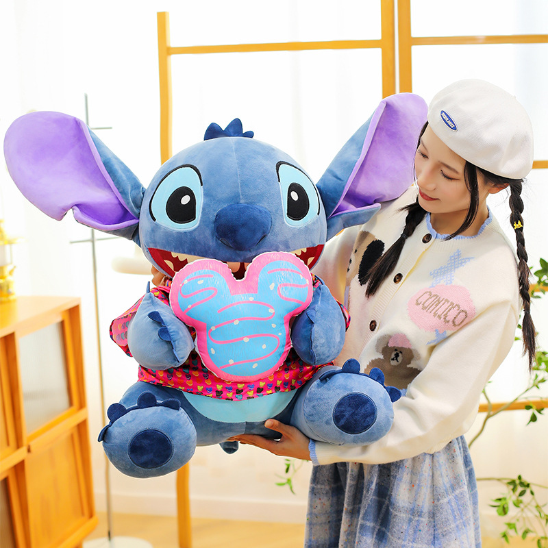 可爱新款史迪仔毛绒玩偶大号抱枕