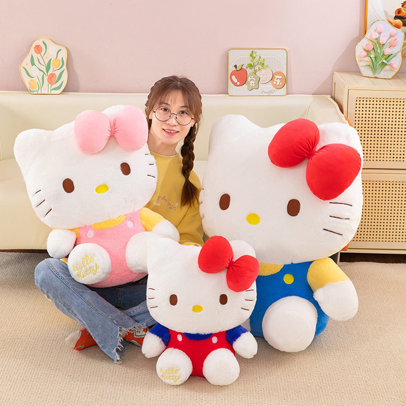 凯蒂猫玩偶哈喽HelloKitty毛绒玩具公仔布娃娃儿童女生日礼物大号