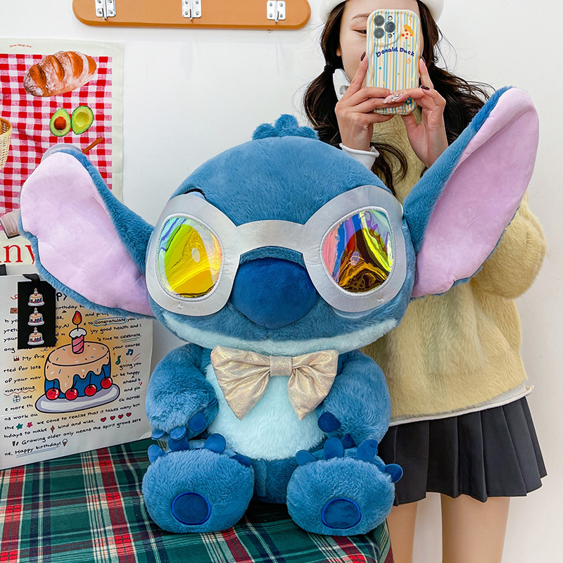 新款史迪仔毛绒玩具公仔大号抱枕