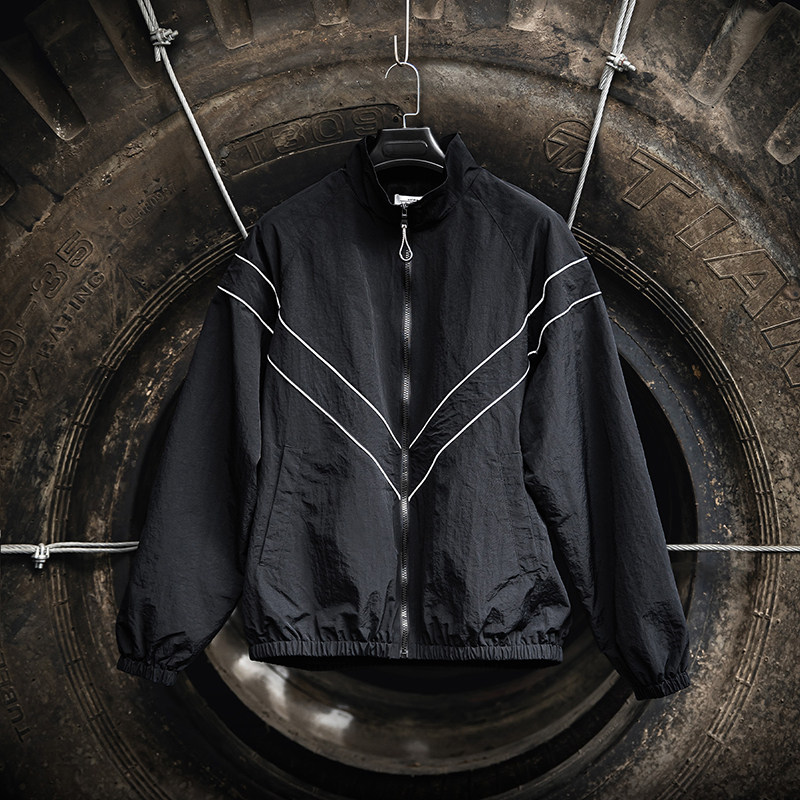 MRA男装 IPFU反光条训练服夹克速干运动撞色户外立领拼接外套春潮,男装,夹克,淘宝优惠券,粉丝福利购,淘宝优惠卷