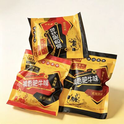 禛香肥牛味大豆素肉8090后怀旧童年解馋麻辣小零食休闲食品牛肉味