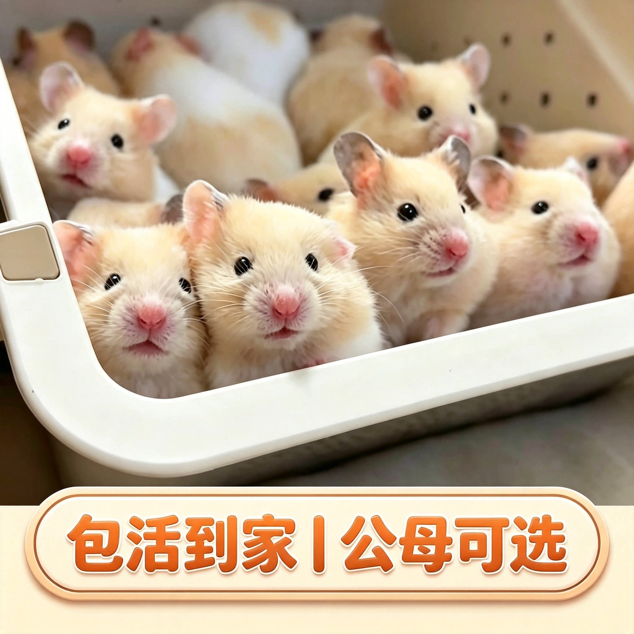 家养仓鼠宝宝活体包活到家