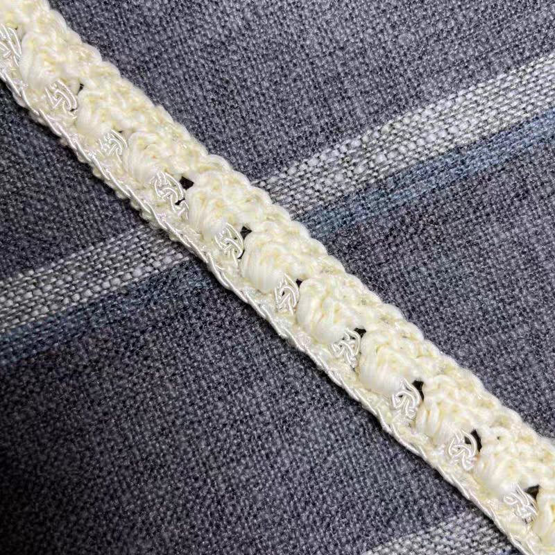 新款棉线编织花边辅料重手工DIY小香风复古服装外套装饰衣边织带,居家布艺,花边,淘宝优惠券,粉丝福利购,淘宝优惠卷