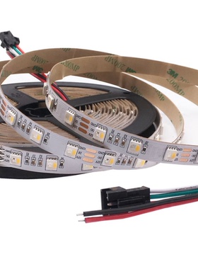 SK6812RGBW内置芯片60灯/米12V幻彩灯条 RGBW内置1拖2跑马灯带