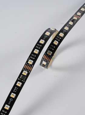 12mm DC24V 10段60灯 TM512AC 黑板裸板 5050 RGBW断点续传灯带
