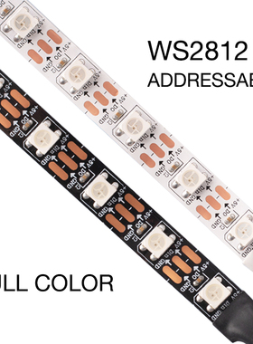 WS2812B SK6812 RGB 5050 SMD 幻彩灯带 软灯条 5V 30 60 144灯