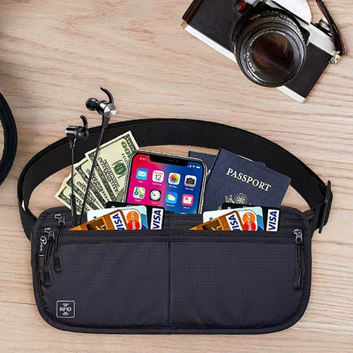 Универсальная портативная сумка для паспорта для путешествий, поясная сумка, маленький бумажник, анти-кража