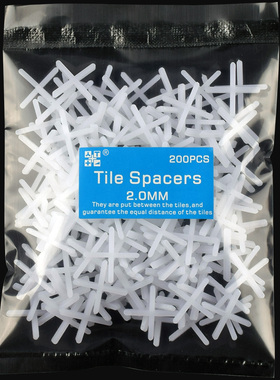 福光fogog国标200粒装十字胶粒1.5毫米2mm2.5厘3瓷砖十字架砖缝卡