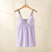 外贸棉交叉大码 月子打底服产后喂奶衣 哺乳吊带背心