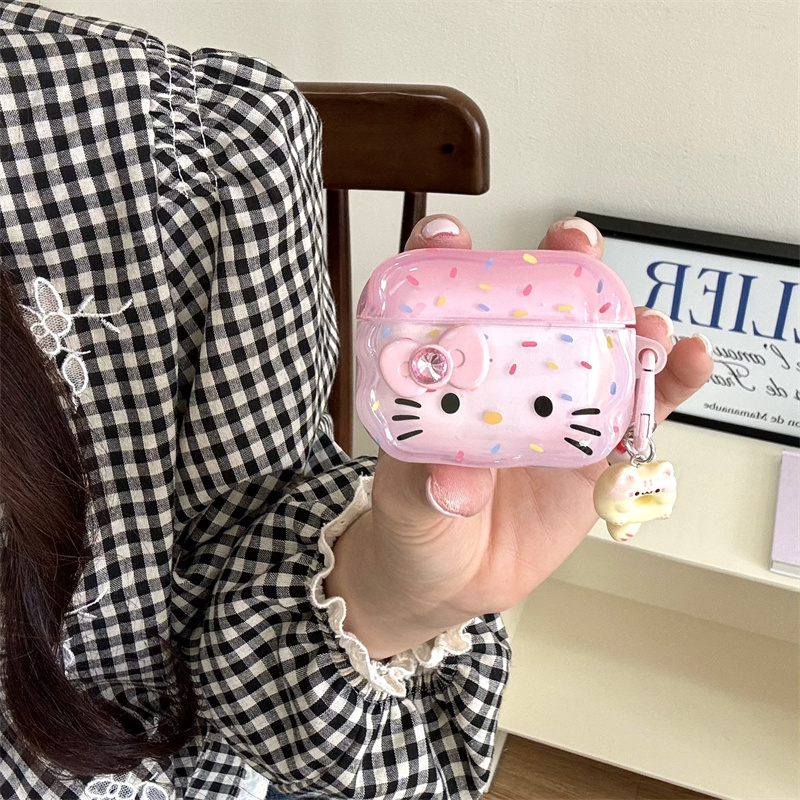 airpods3保护套 冰激凌KT猫苹果4代无线蓝牙耳机壳pro3壳硅胶创意