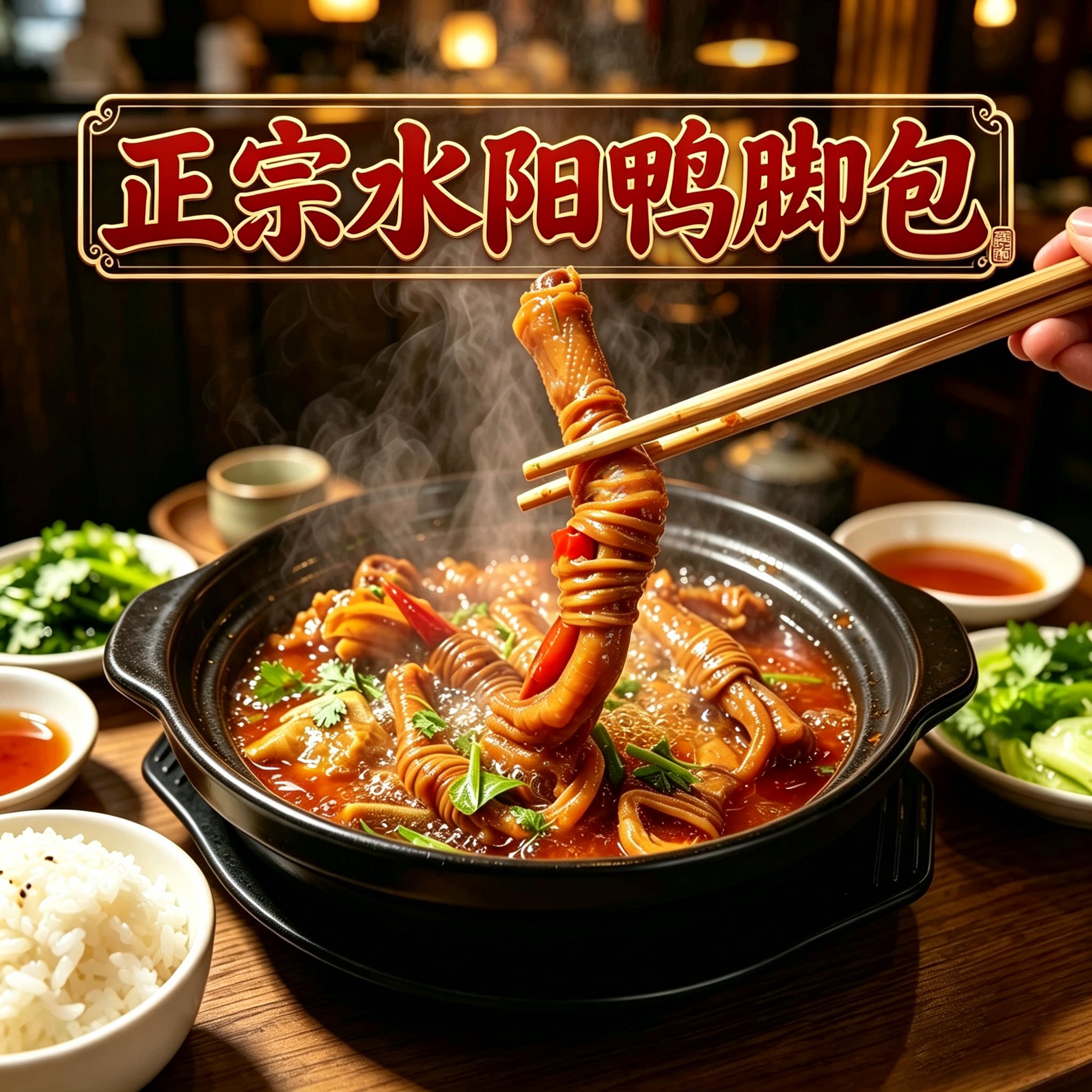 广德炖锅 水阳三宝宣城鸭脚包鸭翅腊味鸭爪安徽特产鸭掌肠包鸭心