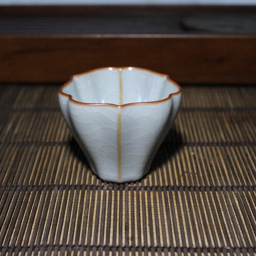 台湾全手工冬青釉主人杯功夫茶具