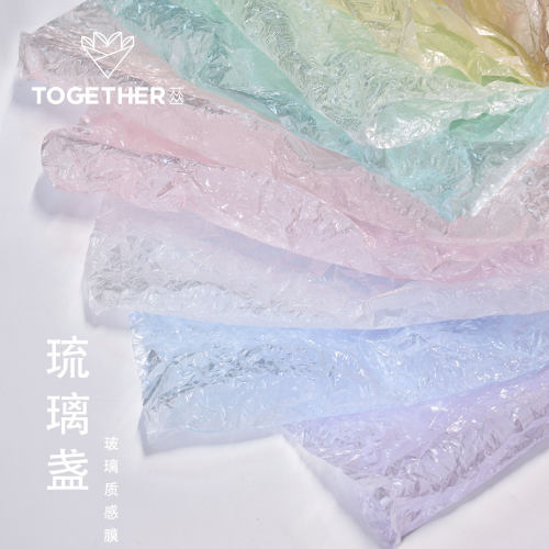 新品内衬琉璃盏防水花艺包装材料