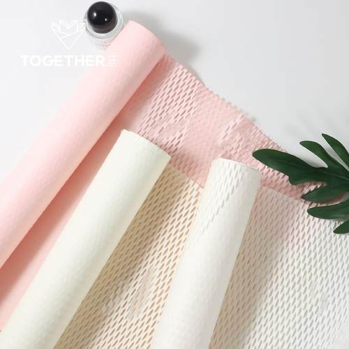 新款环保蜂窝纸花艺包