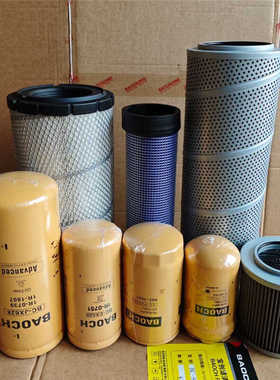 卡特CAT312C/D/315/313B挖掘机空气格机油滤芯柴滤液压进油滤芯器