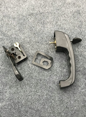 挖掘机福田雷沃FR60/65-7V8/80E驾驶室门锁总成/锁块/拉外手配件
