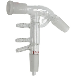 分馏头 磨口蒸馏连接管 垂刺 蒸馏设备 40i. 玻璃 微量蒸馏器