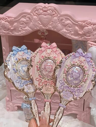 不搞预售 都是现货～花知晓邦尼花园系列手持镜限定正品