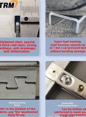 20x20方管连接件锈不管件镀配锌管接头免焊接卡扣钢固定货架夹具