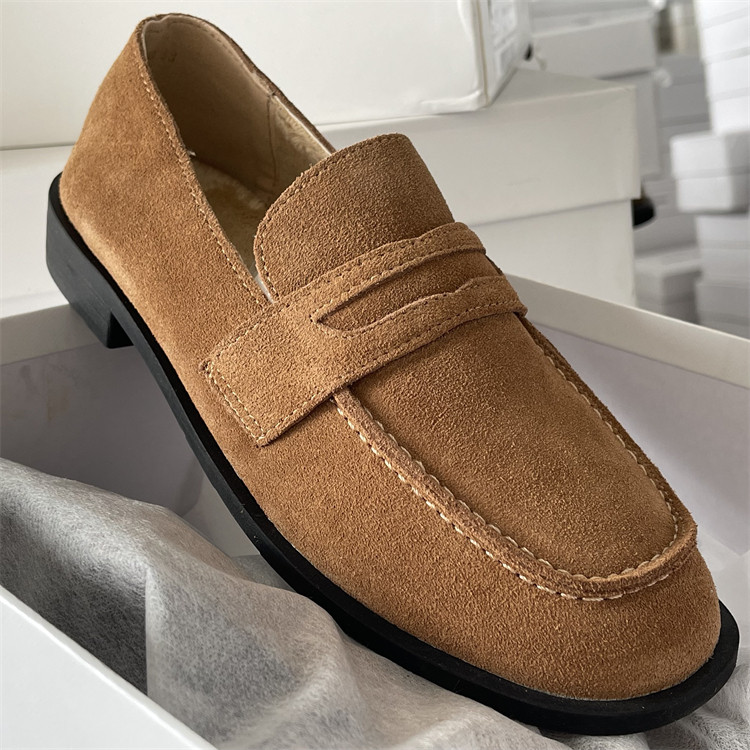 加绒乐福鞋女复古牛反绒豆豆鞋2025冬季复古豆豆鞋低跟单鞋毛毛鞋,女鞋,乐福鞋（豆豆鞋）,淘宝优惠券,粉丝福利购,淘宝优惠卷