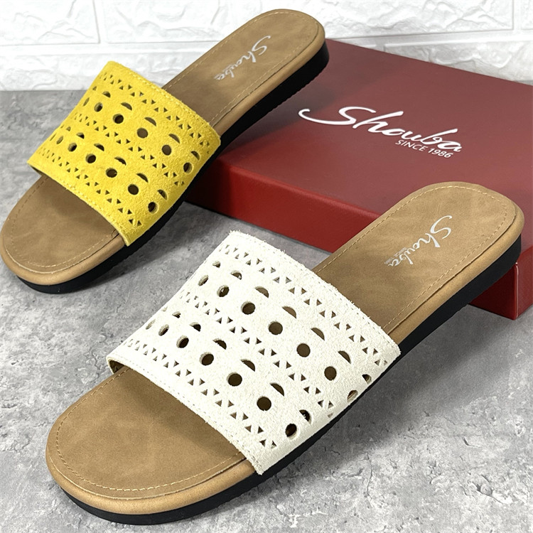 真皮复古镂空软底舒适一字凉拖鞋女2025夏季平底防滑露趾沙滩休闲,女鞋,其他拖鞋,淘宝优惠券,粉丝福利购,淘宝优惠卷