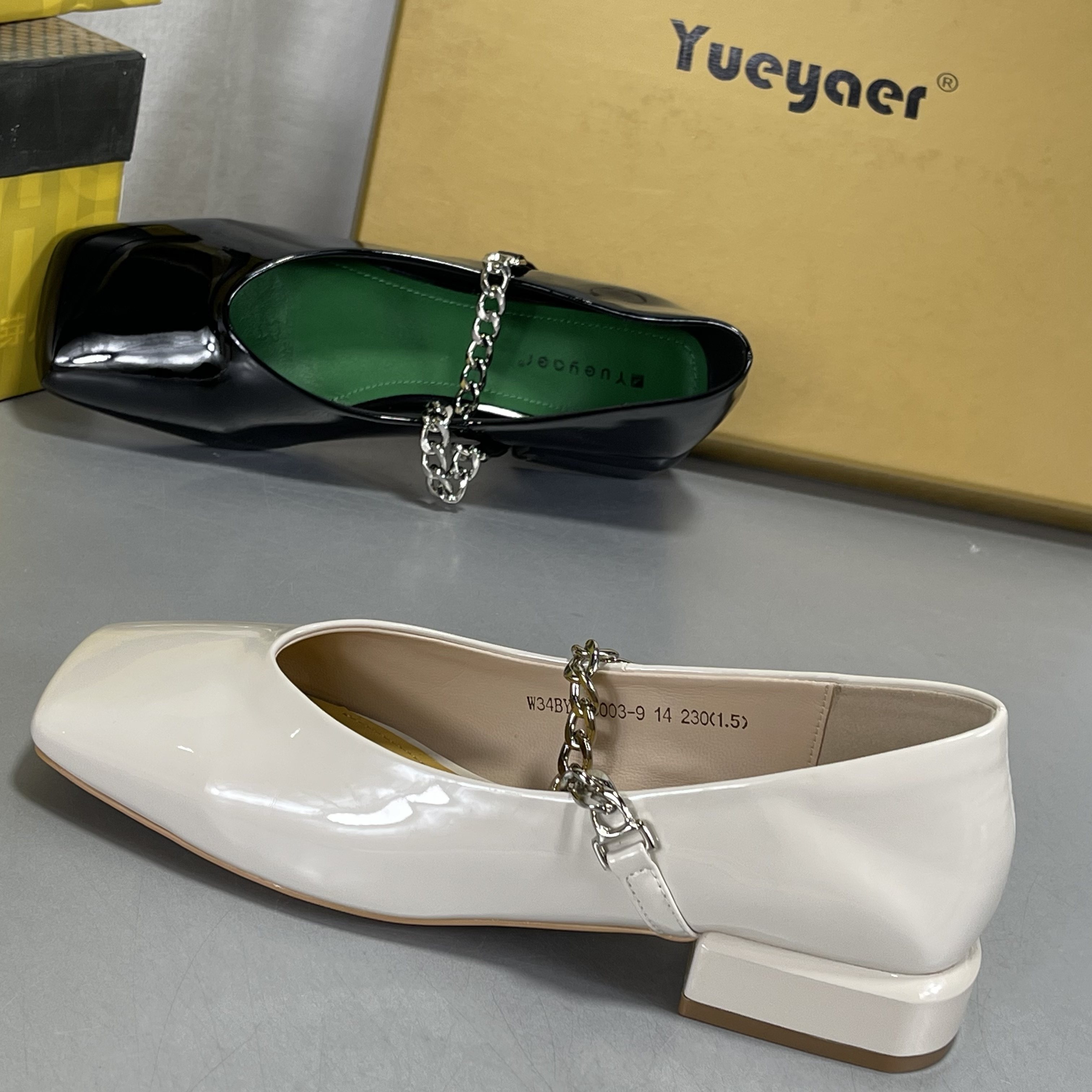 月芽儿玛丽珍真皮单鞋女平底羊皮小皮鞋方头复古鞋舒适浅口豆豆鞋,女鞋,玛丽珍鞋,淘宝优惠券,粉丝福利购,淘宝优惠卷