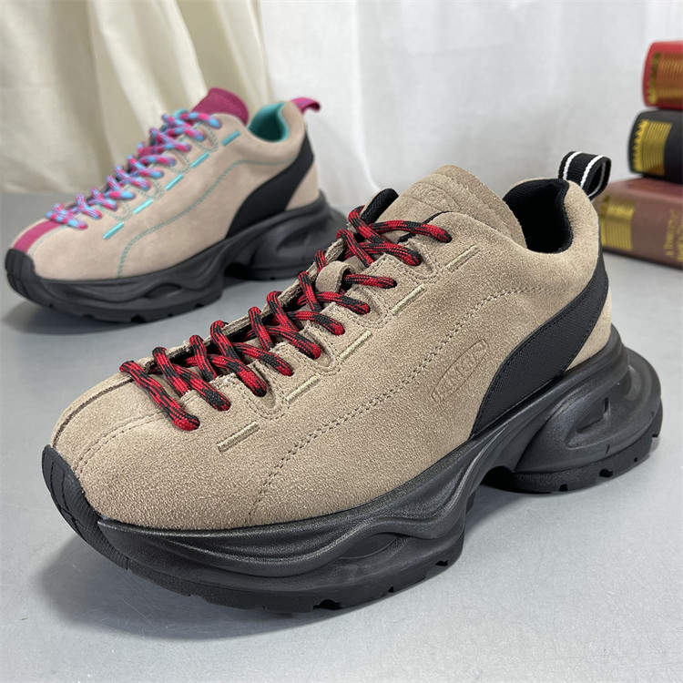 品牌真皮厚底休闲鞋2026春季新款拼色增高时尚德训鞋百搭运动女鞋,女鞋,时尚休闲鞋,淘宝优惠券,粉丝福利购,淘宝优惠卷