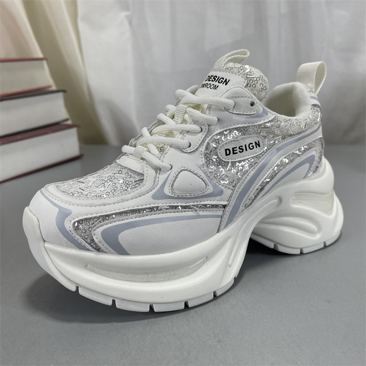 品牌撤柜真皮老爹鞋女2025秋季新款厚底增高百搭网面休闲运动鞋,女鞋,时尚休闲鞋,淘宝优惠券,粉丝福利购,淘宝优惠卷