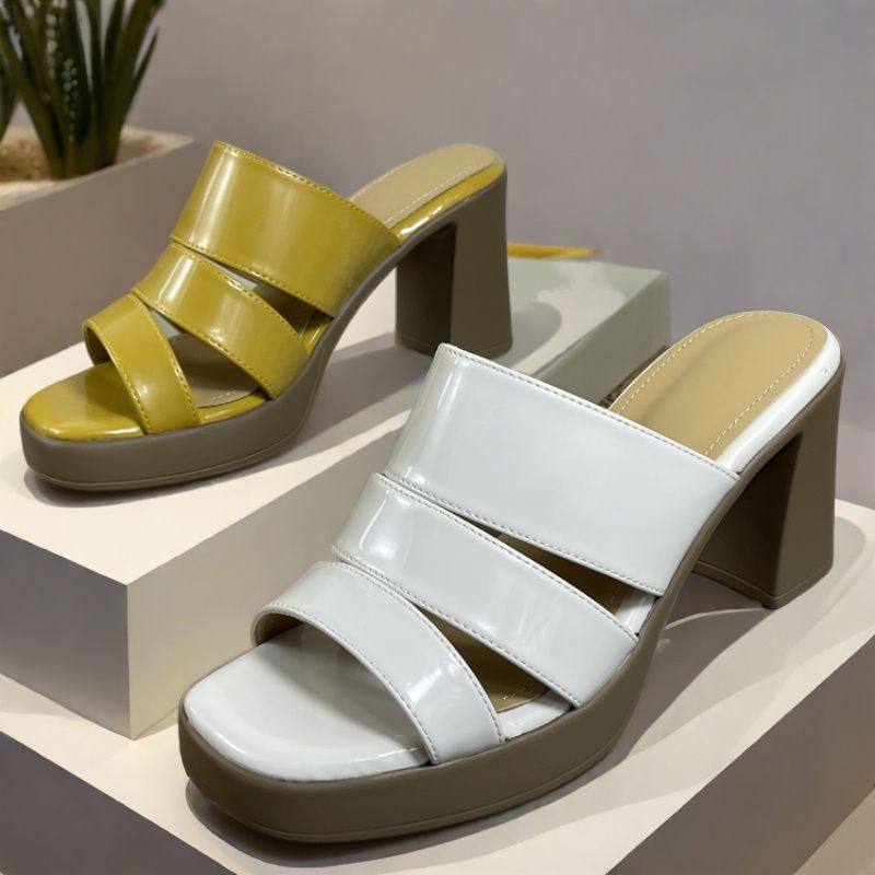 品牌撤柜头层牛皮高跟凉鞋女2025新款厚底凉拖高跟鞋复古罗马夏季,女鞋,时装凉鞋,淘宝优惠券,粉丝福利购,淘宝优惠卷