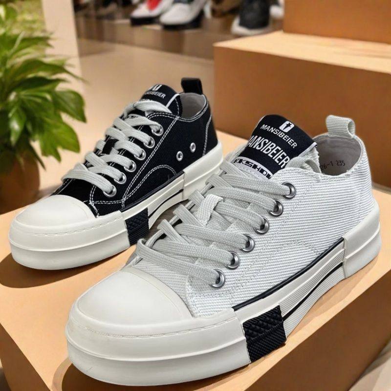 牛皮脚垫休闲鞋女学院风2025新款春款百搭复古帆布透气厚底板鞋女,女鞋,时尚休闲鞋,淘宝优惠券,粉丝福利购,淘宝优惠卷