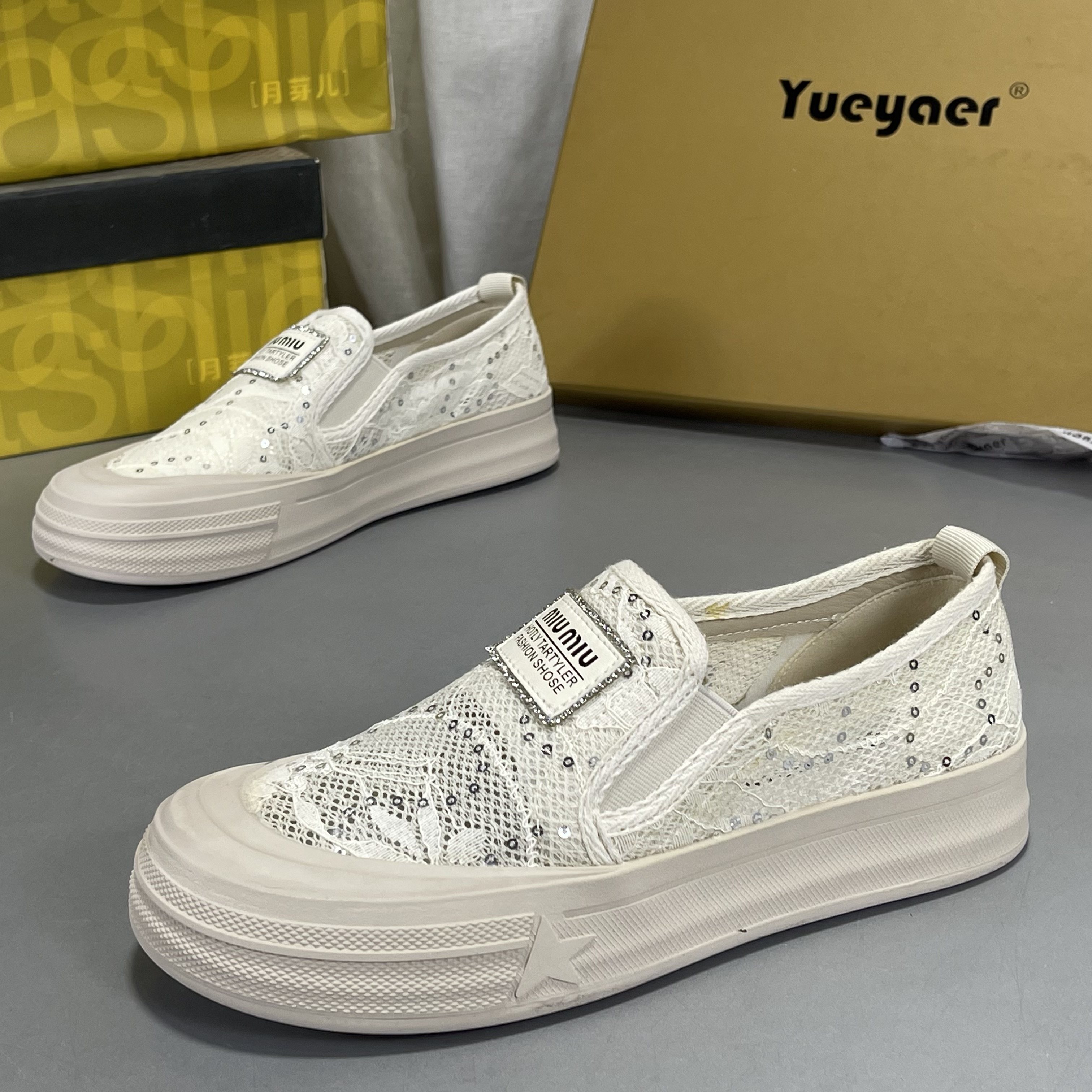 月芽儿厚底渔夫鞋女2025新款春夏百搭爆款网面透气小香风帆布鞋子,女鞋,时尚休闲鞋,淘宝优惠券,粉丝福利购,淘宝优惠卷