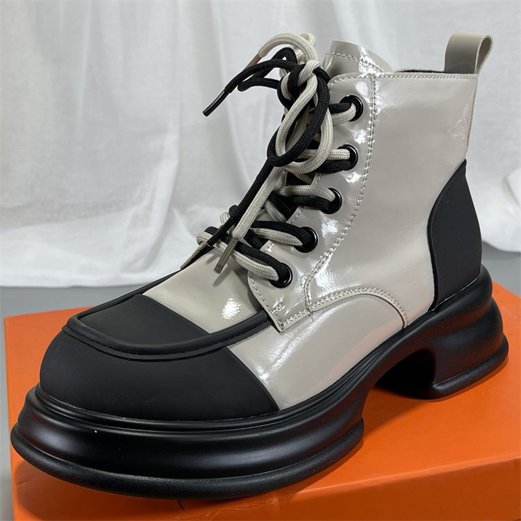 头层牛皮松糕玛丽珍鞋女2025秋冬新款增高乐福鞋百搭漆皮小皮鞋女