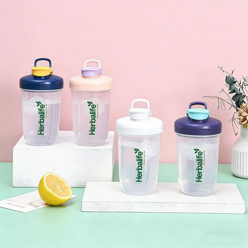 Herbalife康宝莱摇摇杯健身杯便携搅拌杯运动水杯马卡龙色