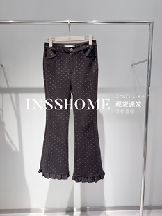 拍下改价CAREFREE卡芙芮2025冬国内代购 559 5D433401喇叭裤