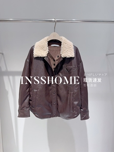 CAREFREE卡芙芮2025冬新品首发5D125203仿皮中长外套1299