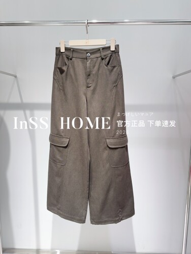 下单改价官方正品卡芙芮26秋国内代购22433301阔腿工装裤699