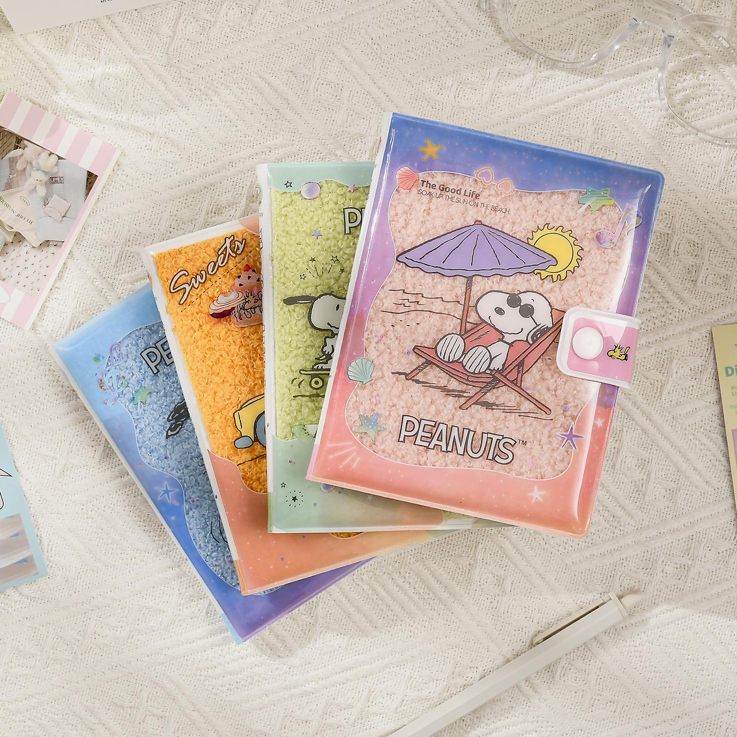 伊莎儿史努比64K泡芙手账本美好一天学生日记手记书写收藏日记本