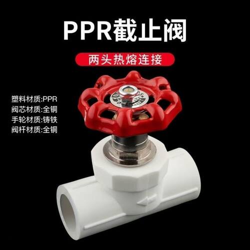 ppr阀截止阀升降式水管阀芯管件
