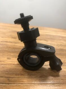 可视锚鱼竿5.0显示器固定底座支架螺纹型卡座万向显示屏幕支撑架