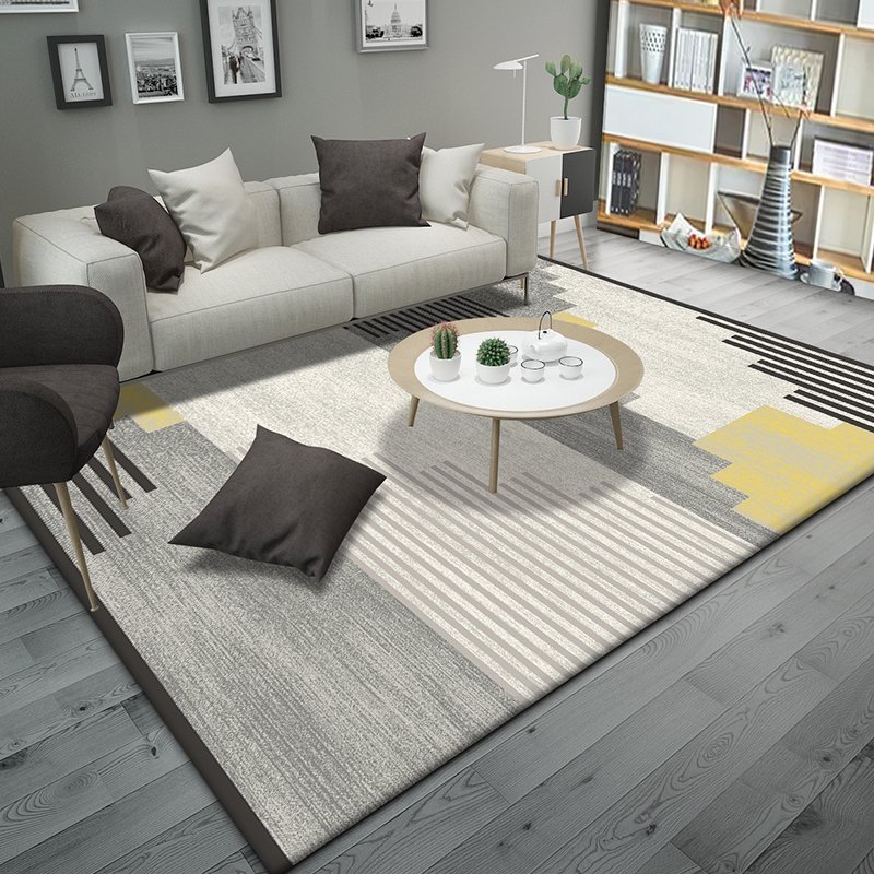 地毯客厅卧室满铺床边毯茶几地毯垫简约现代北欧风长方形欧式ins