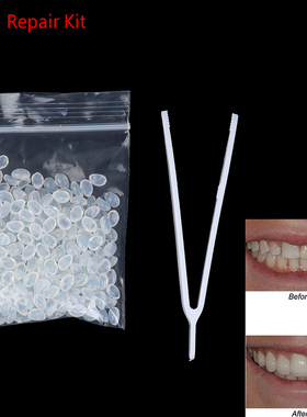1 Bag 10g False Teeth Solid Glue Teeth Care Tooth Repair Kit