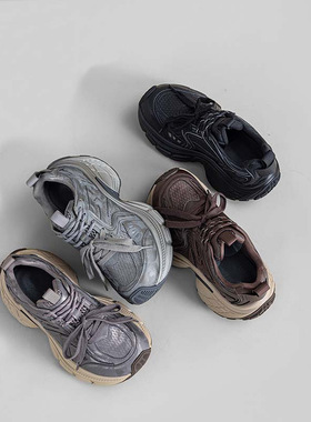 85003小个子厚底增高6cm老爹鞋女2026春季新款网红百搭休闲运动鞋