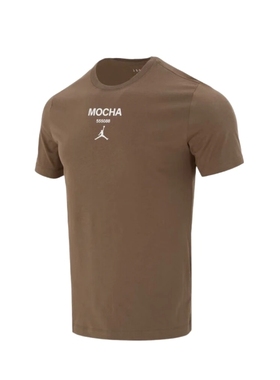 JORDAN男子运动休闲简约圆领宽松短袖T恤 FQ6991-274