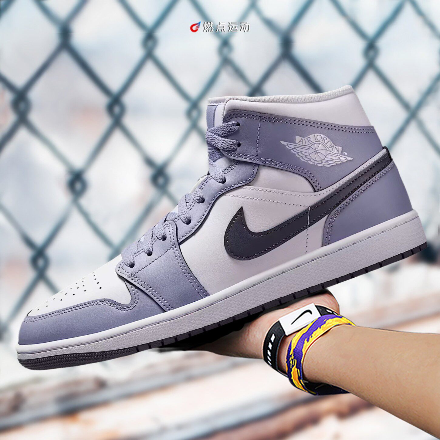 AIR JORDAN 1 MID AJ1中帮男女复古篮球鞋 CT0979-101 555112-401