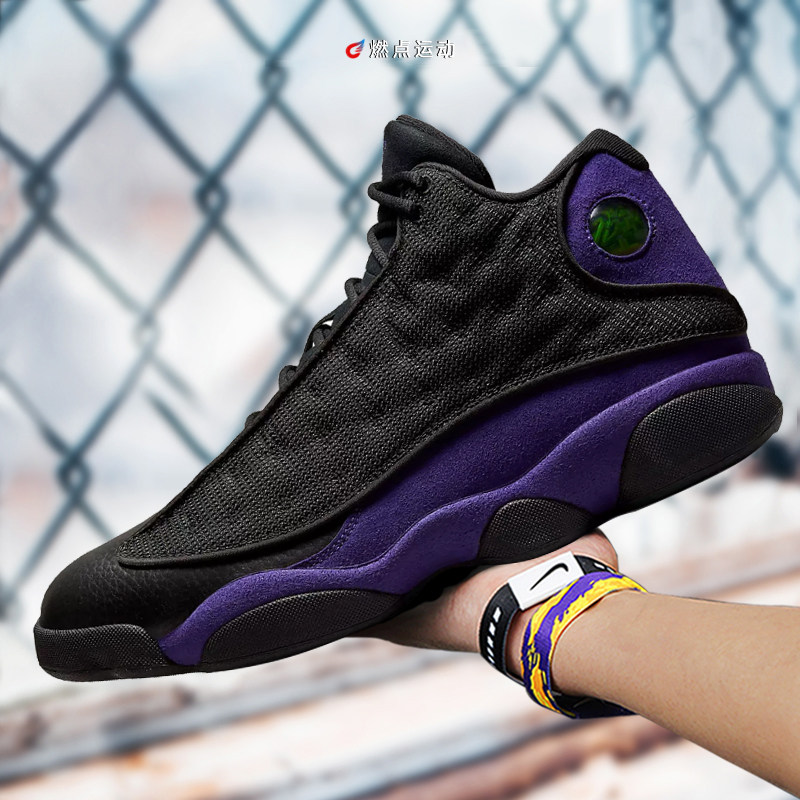 AIR JORDAN 13 Retro AJ13黑蓝 季后赛复古男子篮球鞋 DJ5982-015