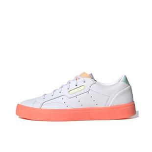 ORIGINALS ADIDAS 阿迪达斯 FW5463 白珊瑚粉板鞋 SLEEK Adidas
